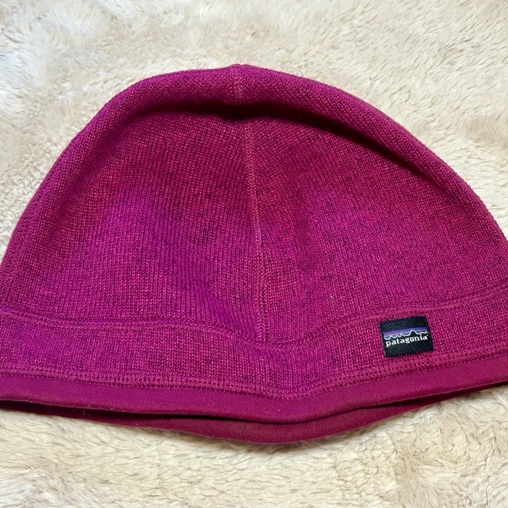 Patagonia Fuschia Pink Beanie